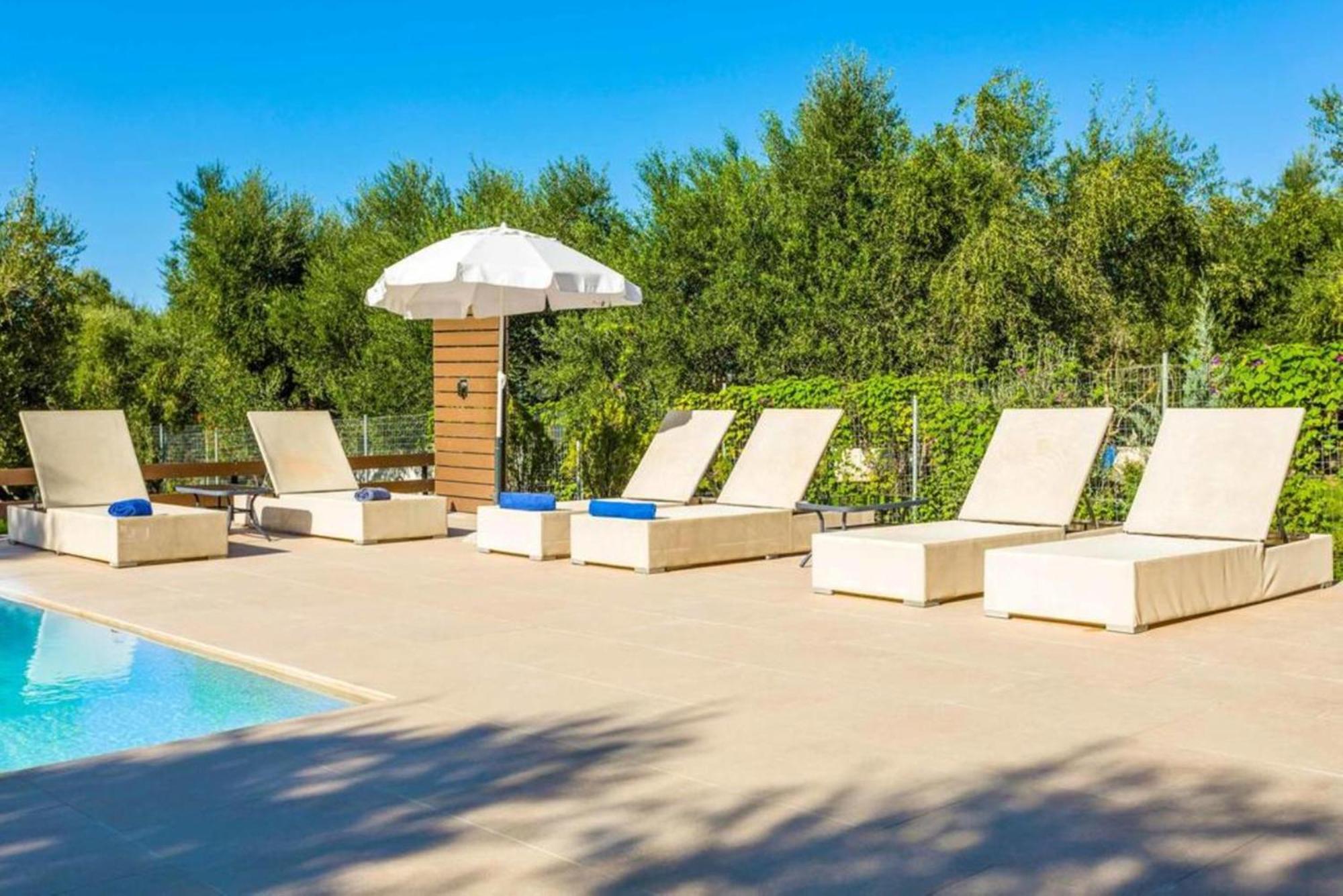 Astarte Villas - Petra Elia Private Villa With Pool Πλάνος Εξωτερικό φωτογραφία