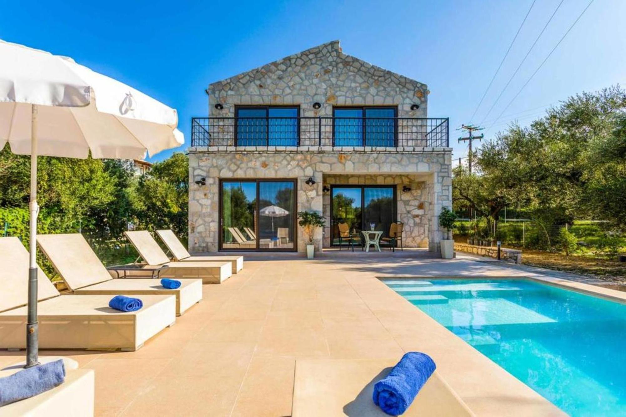 Astarte Villas - Petra Elia Private Villa With Pool Πλάνος Εξωτερικό φωτογραφία